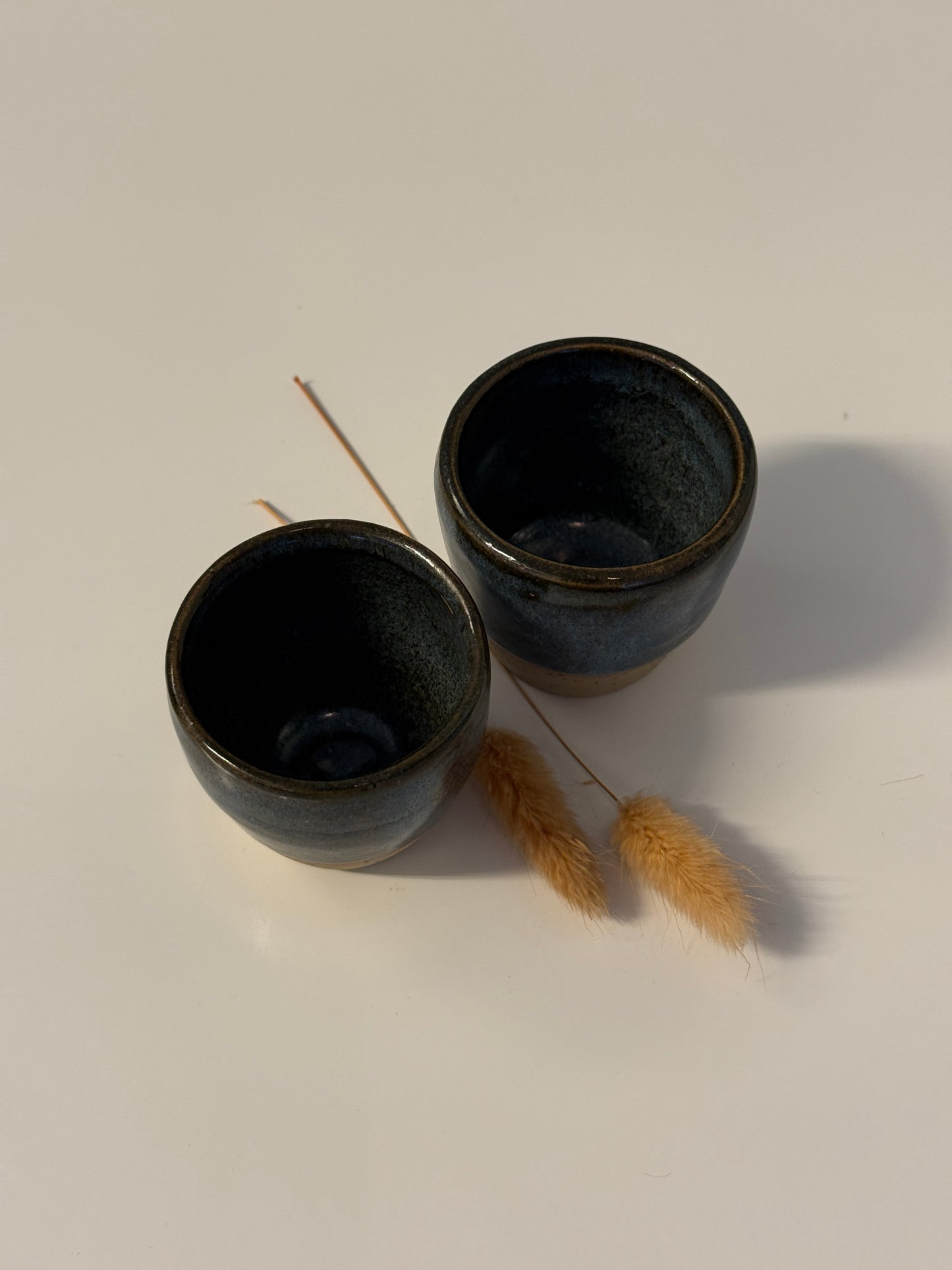 Handgemachte Espressotassen in Deepblue