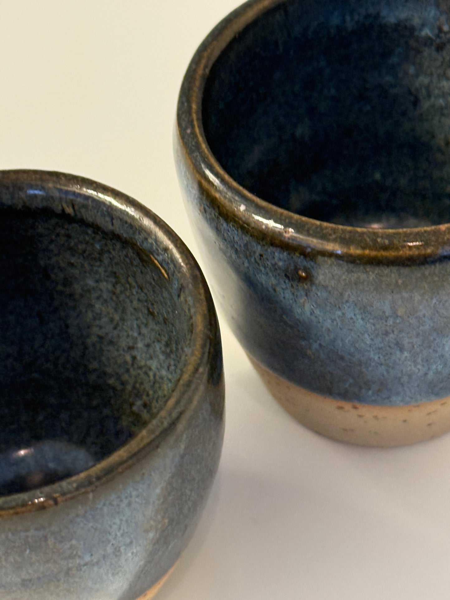 Handgemachte Espressotassen in Deepblue