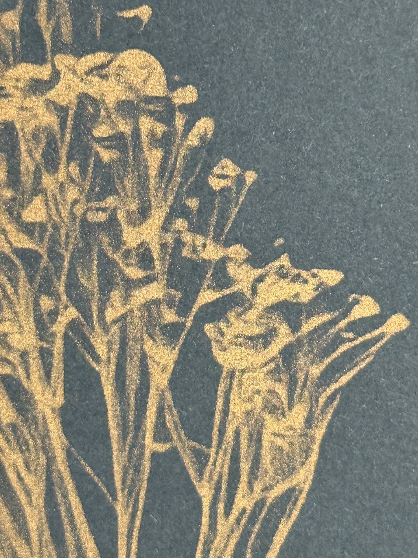 3er Pack Risografie Postkarte Flowers