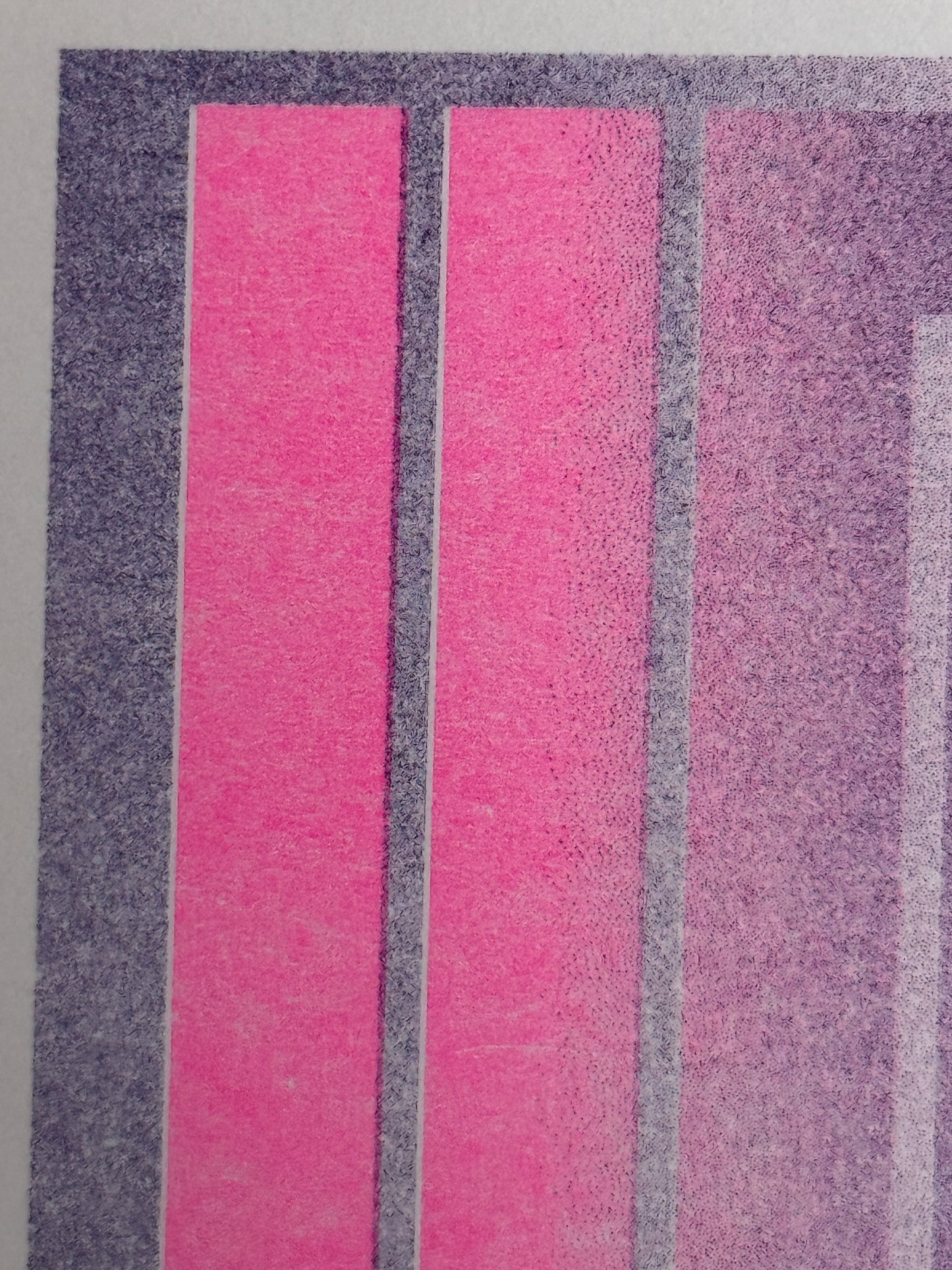 3er Serie Risografie Postkarten Yes - Kiss - Love