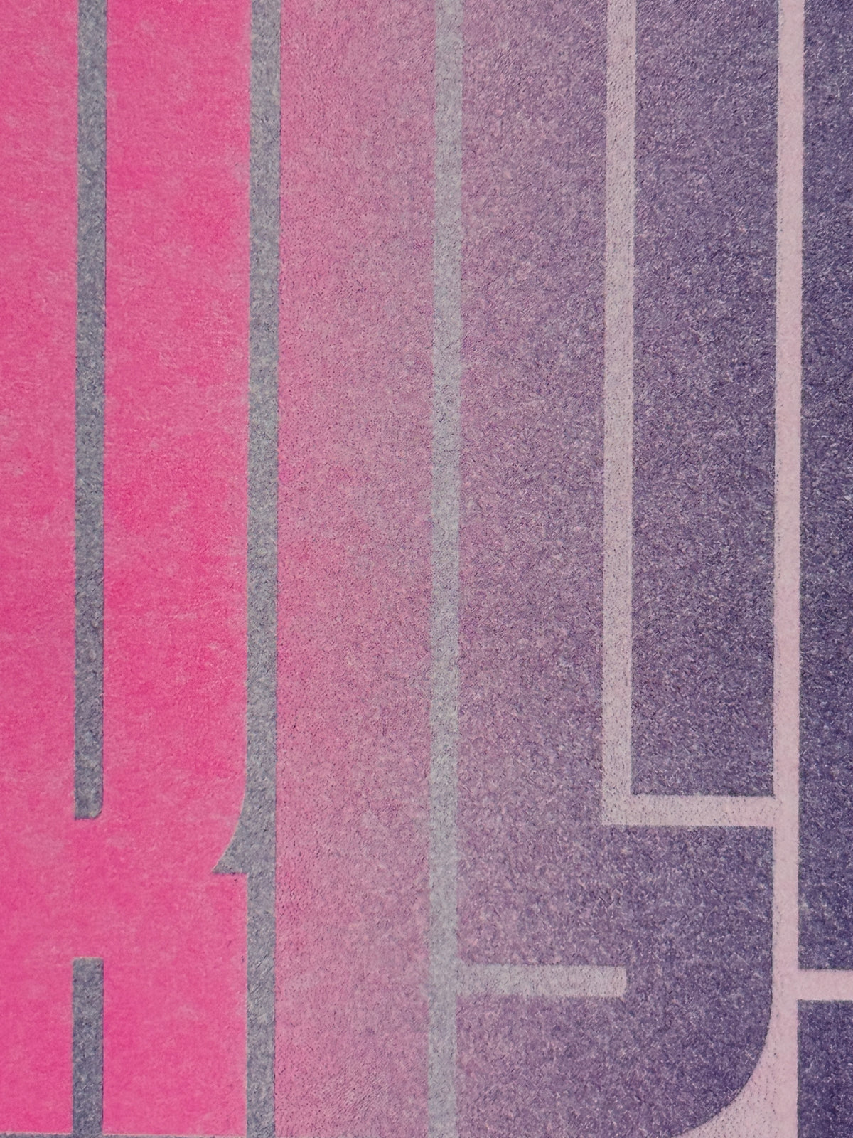 3er Serie Risografie Postkarten Yes - Kiss - Love