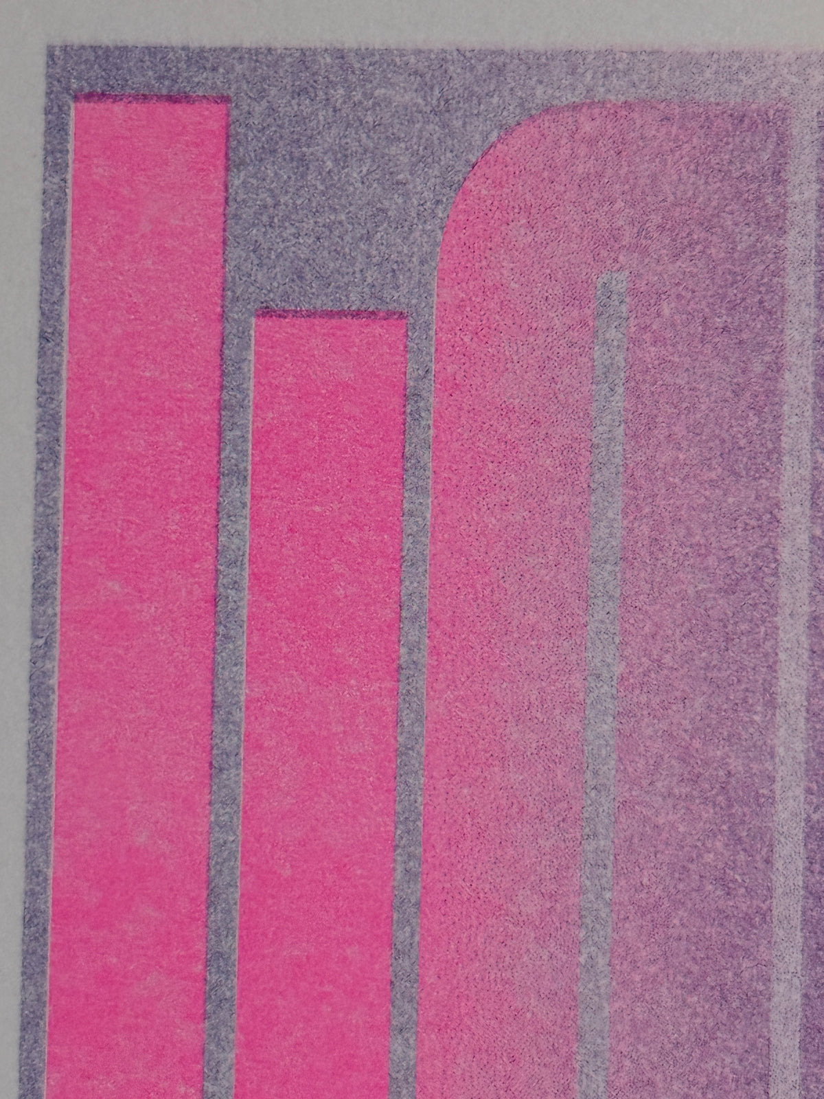 3er Serie Risografie Postkarten Yes - Kiss - Love