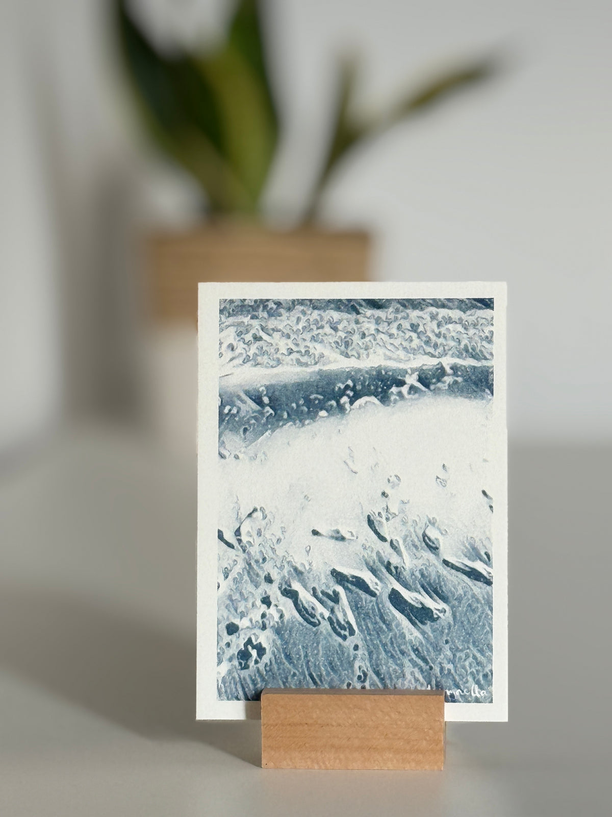 Risografie Postkarten Beach