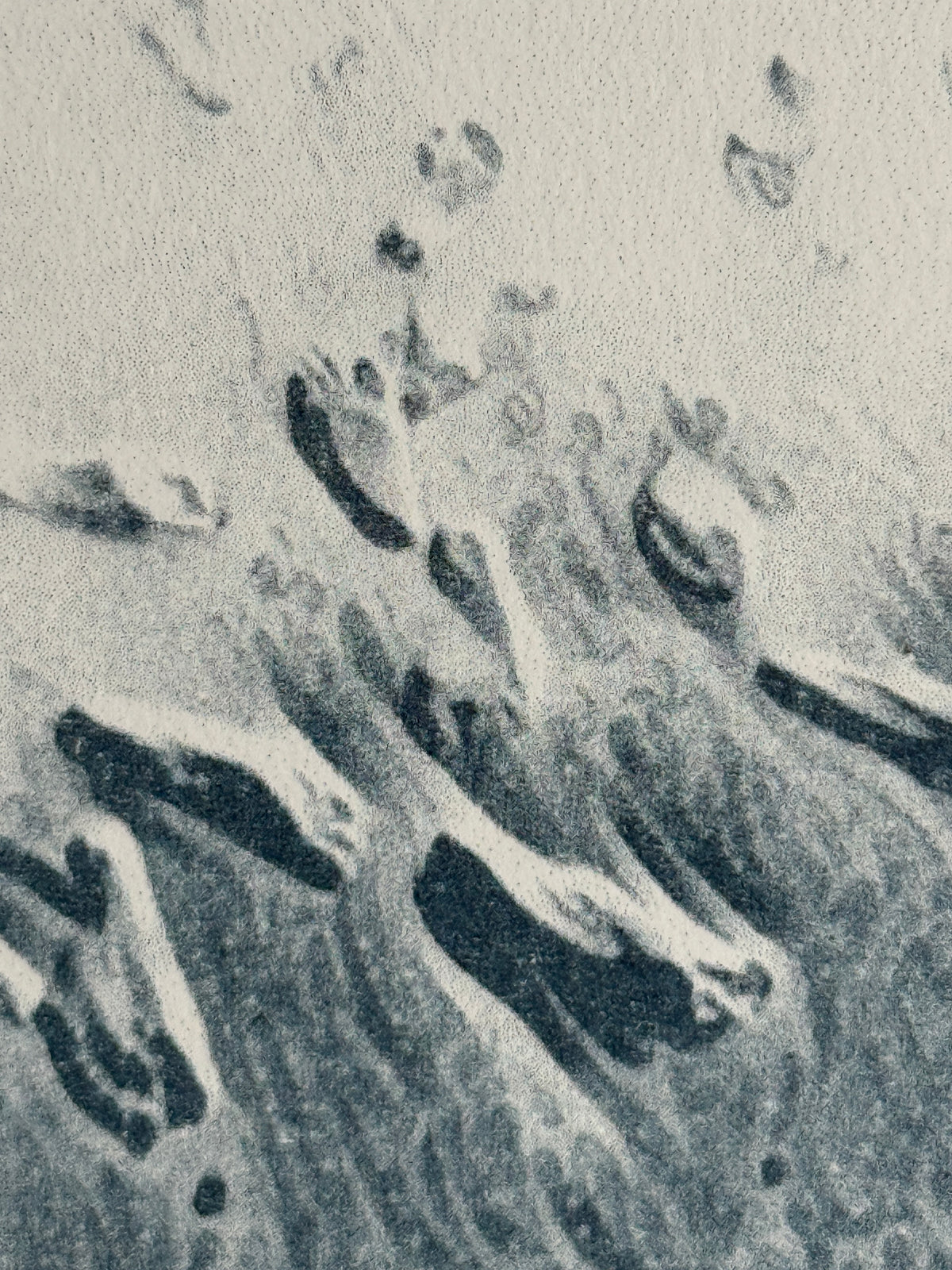 4er Serie Risografie Postkarten Beach